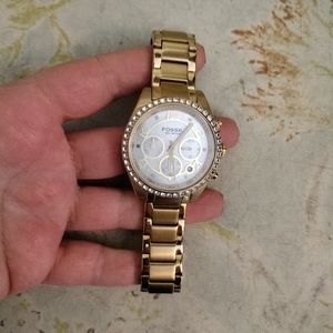 Fossil Gold color watch